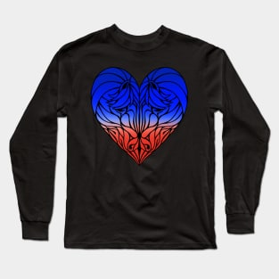 Heart to Trot in Color Long Sleeve T-Shirt